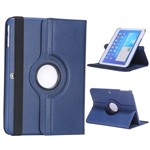 PRICE WAR - Cheapest Rotating Leather Case - Galaxy Tab 3 10.1 (Dark Blue)
